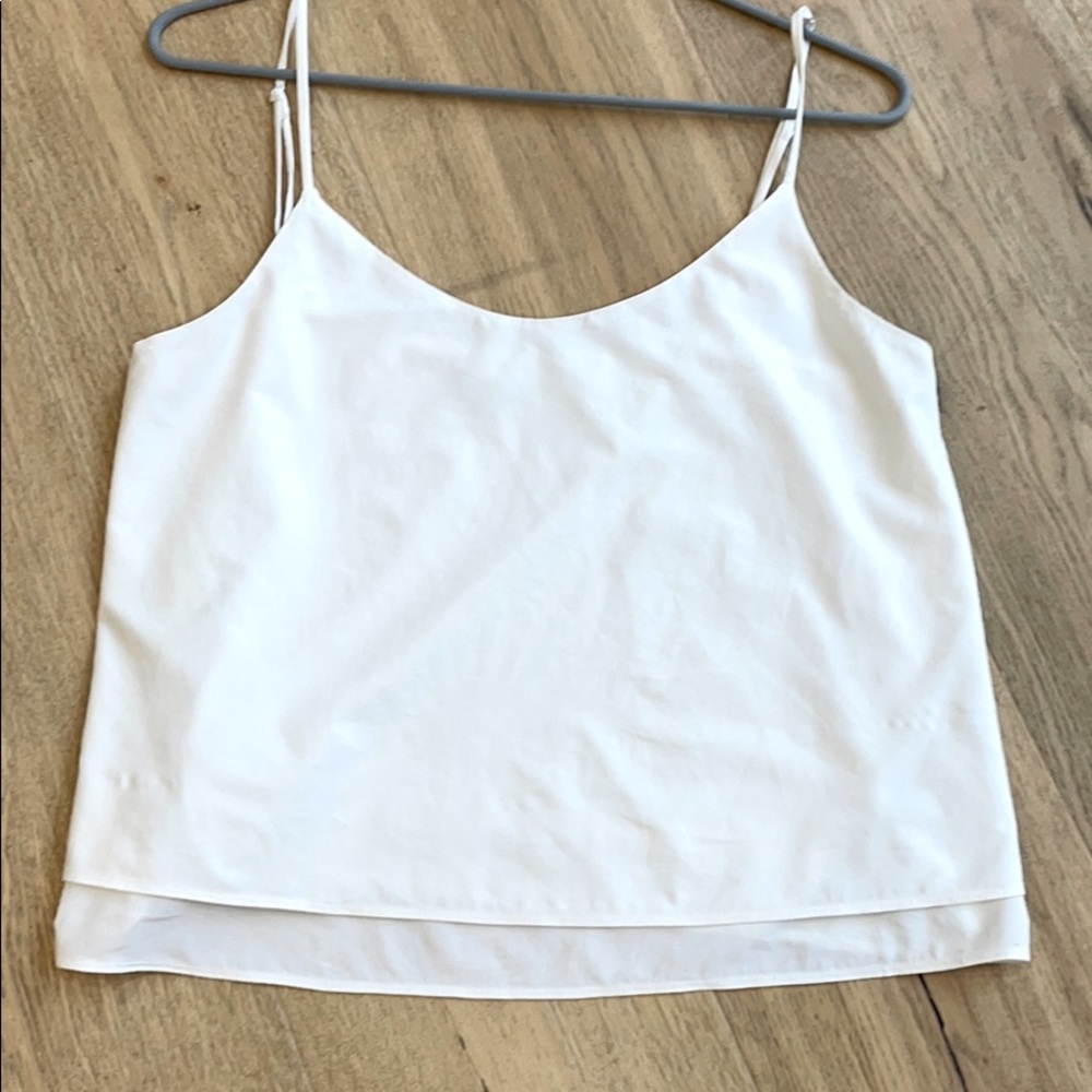 Silky-ish flowy cropped tank by Athleta
